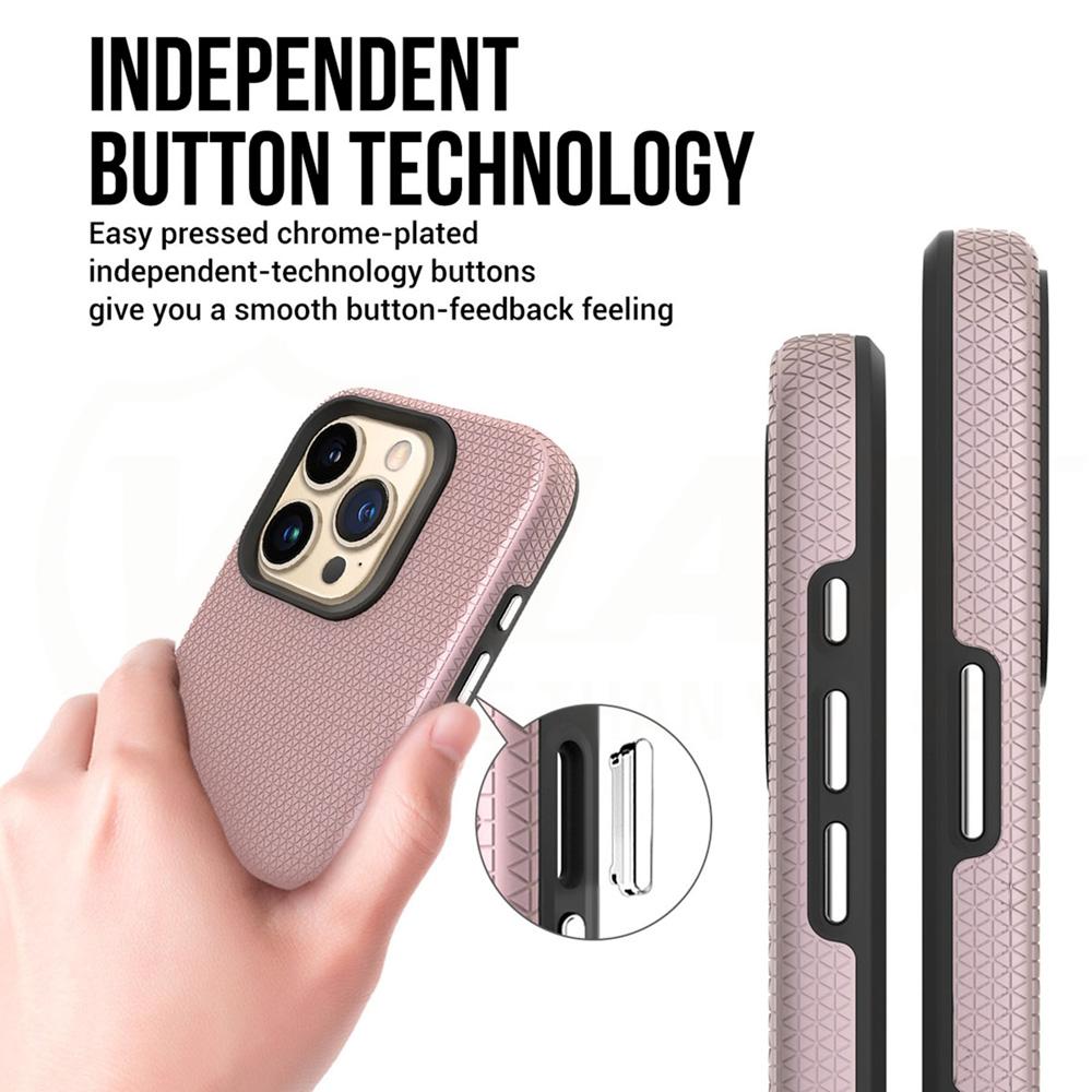 Vmax Nakładka Triangle Case Do Iphone 14 Pro 6,1" Różowo-Złota
