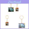 The Scream Starry Night Paintings Keychain With Classic Paintings For Gifts And Souvenirs