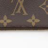Louis Vuitton Pochette Cre Coin Purse M62650 Brown Monogram Canvas Unisex Used