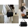 Fashionable Simple Crossbody Bag For Women In Black White Brown And Khaki Colors