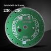 Diamond Saw Blade for Wet/Dry Use - Small Jade Cutting Disc (230/250mm)