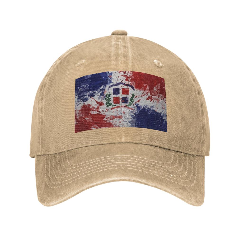 Dominican Republic Flag Denim Cap Casual Baseball Caps Adjustable Hat Summer Unisex Baseball Hats
