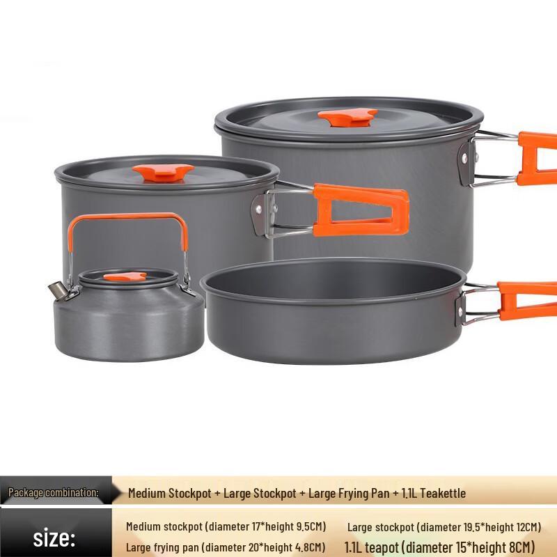 

Portable Outdoor Camping Cookware Set