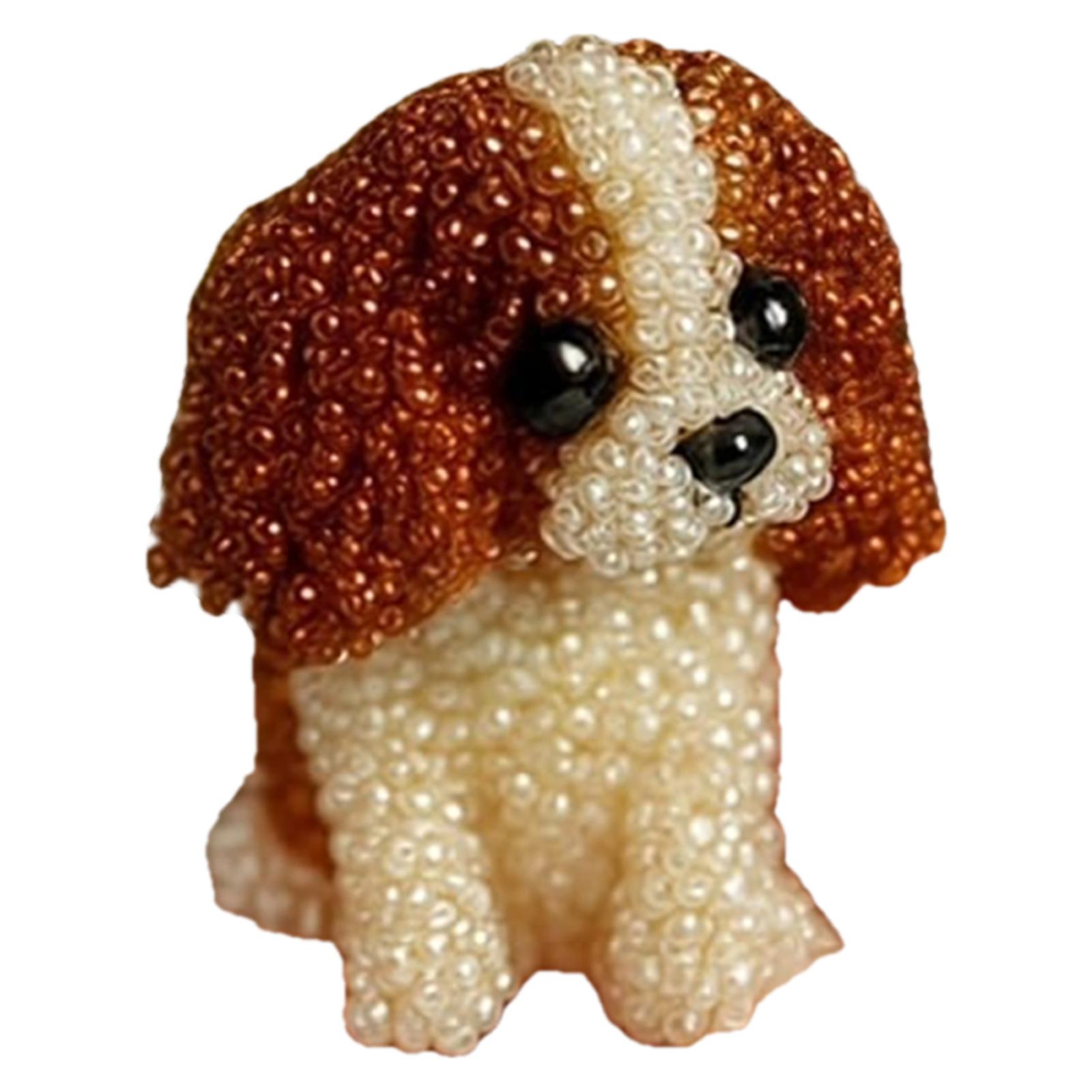 

Набор для шитья 3D-украшений в виде животных, 3D-животные, набор для бисероплетения, 3D-животное, форма собаки, набор для вышивки бисером для любителей рукоделия, девочек