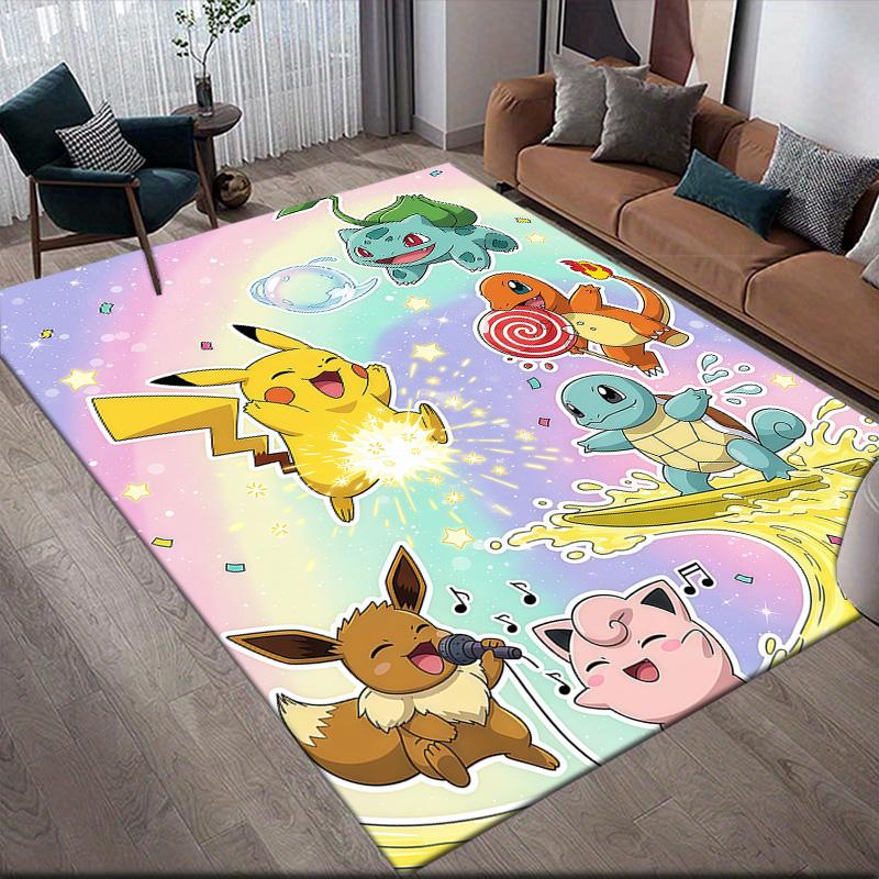

Pokémon All-Star Healing Anti-Slip Floor Mat, Rectangular Carpet for Living Room, Sofa & Bedroom 60x90cm
