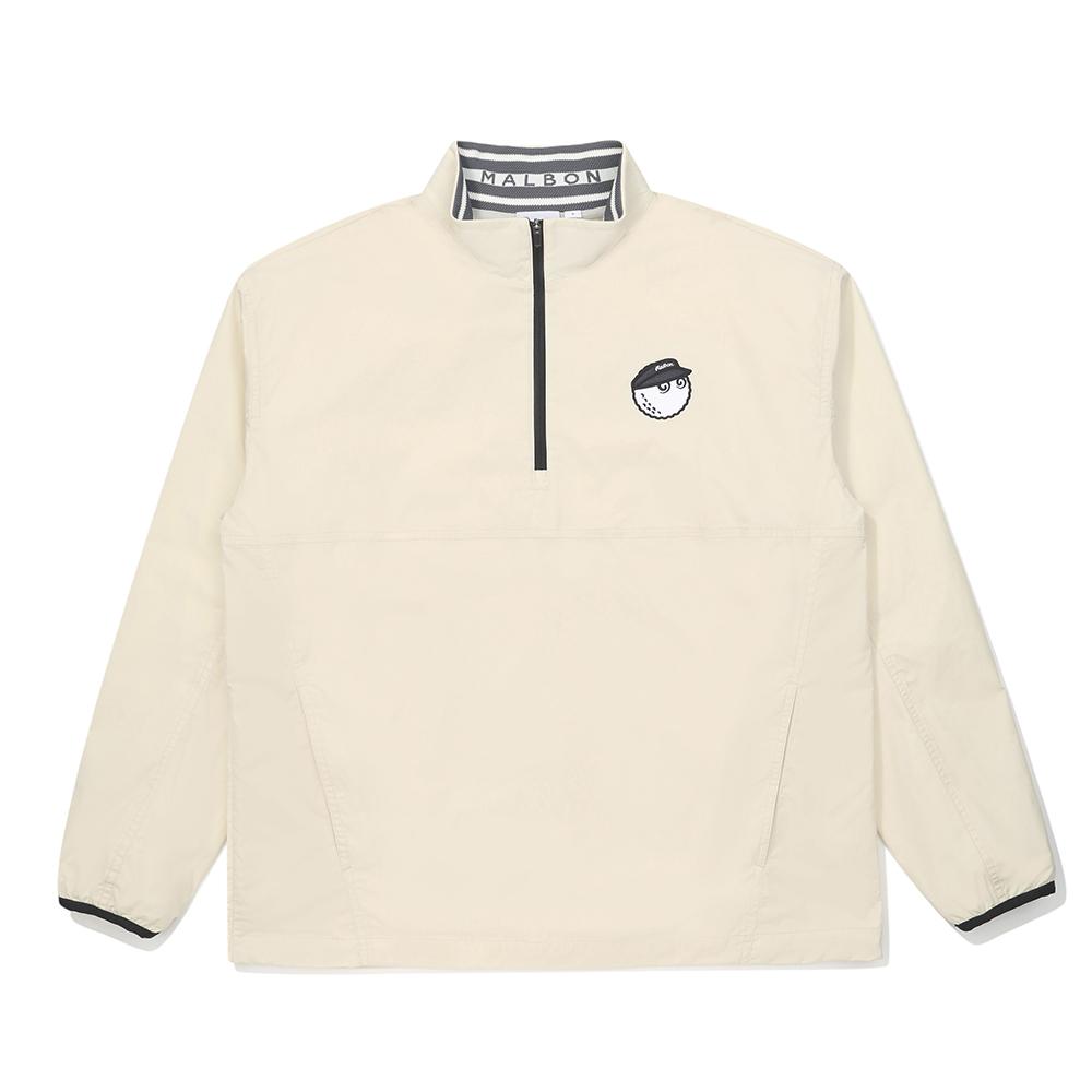 MALBON GOLF Bucket Membrane Anorak Cream (Man)