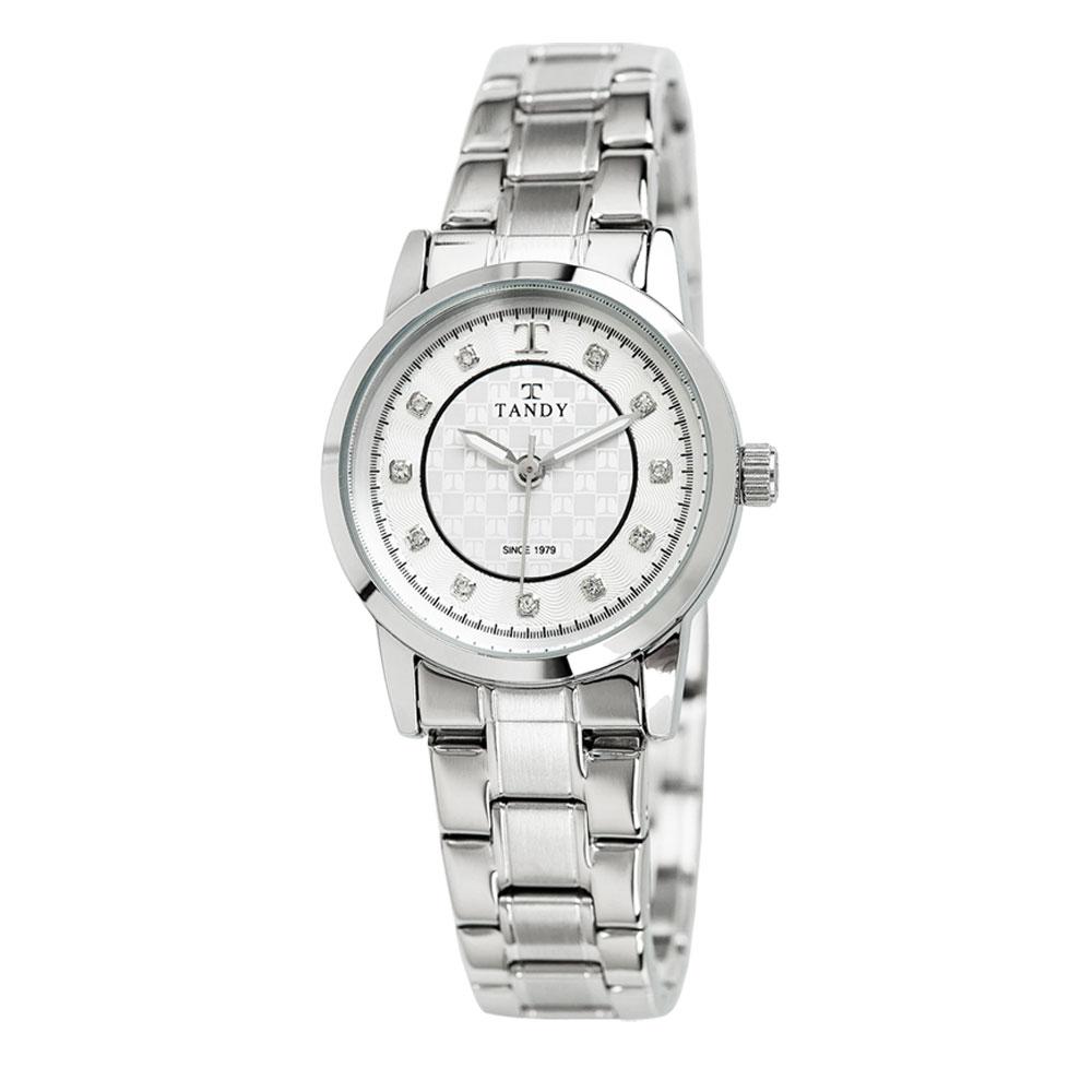 Taendi Signature Luxury Couple (Austrian Stone Insert) T-3914 Silver Women'S Wristwatch