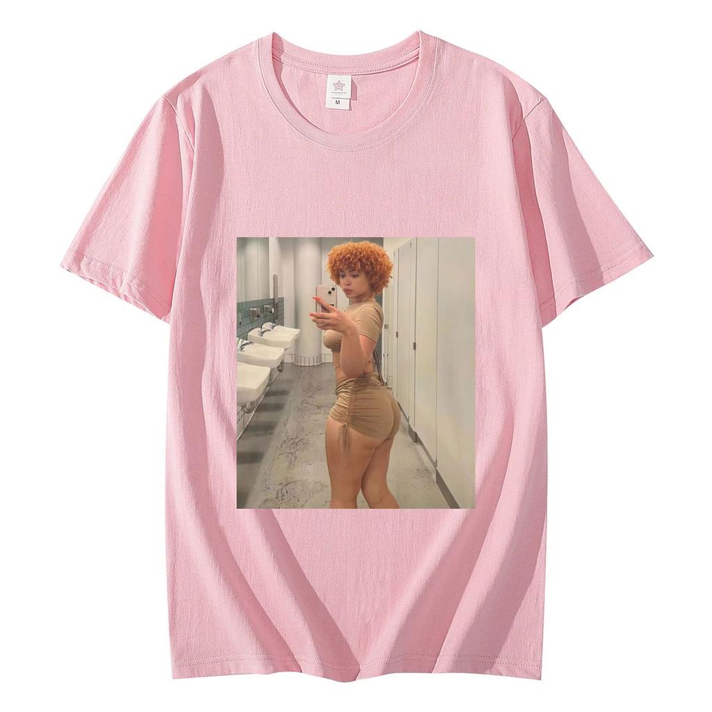 Rapper Ice Spice Aesthetics Graphic T Shirts Unisex Women Fashion Casual Oversized Tshirt Summer High Quality Pure Cotton Tshirts