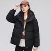 Milk purple down jacket for women's winter, new short thickened bread jacket high-end coat
