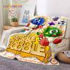 Cartoon Bubble Bobble Puzzle Bobble Retro Game Soft Blankets,Throw Blanket Comfortable Blanket for Picnic Beds Home Bedroom Kids