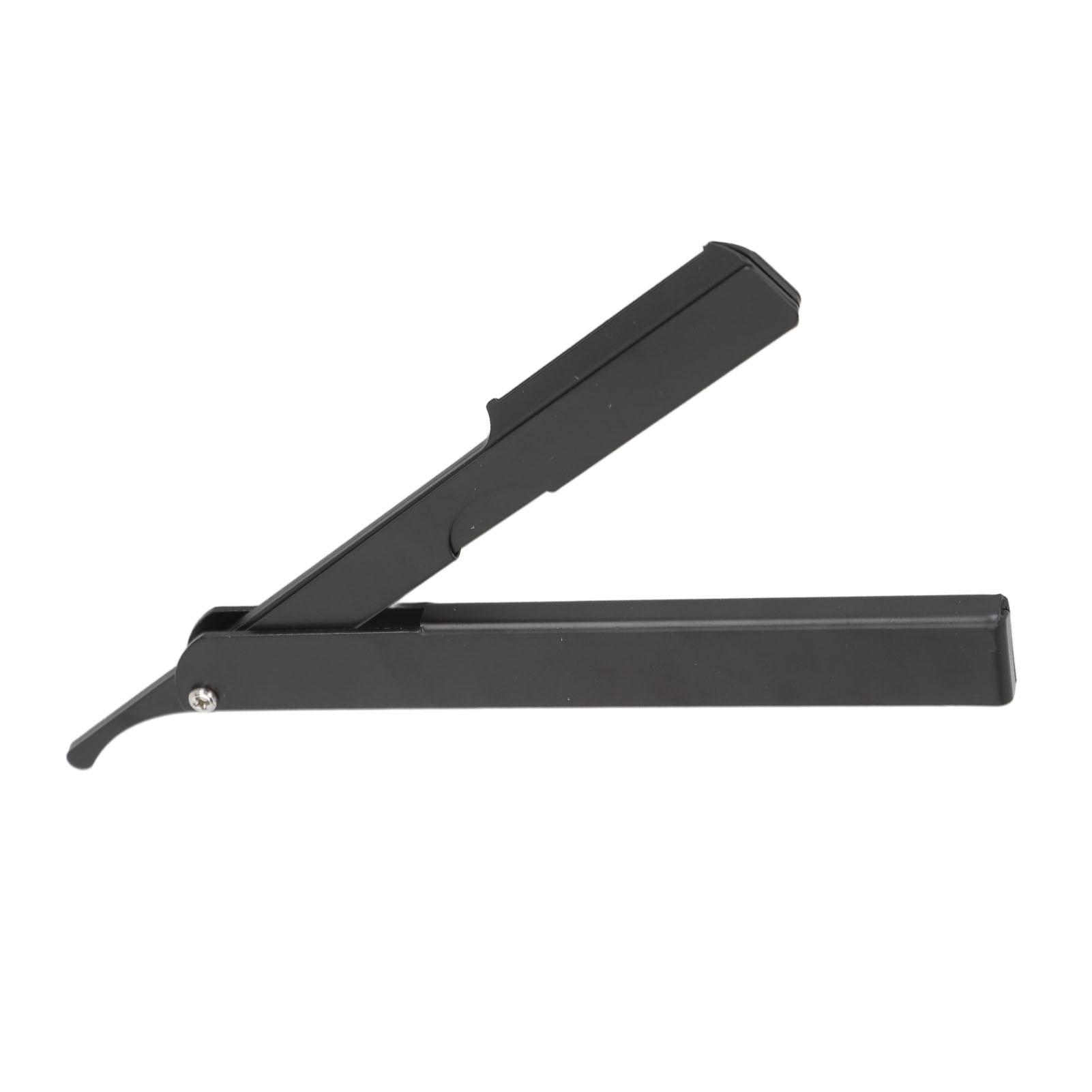 

Складная машинка для стрижки бороды с вращением на 330 градусов, нержавеющая сталь, безопасная ручная прямая машинка для стрижки для мужчин