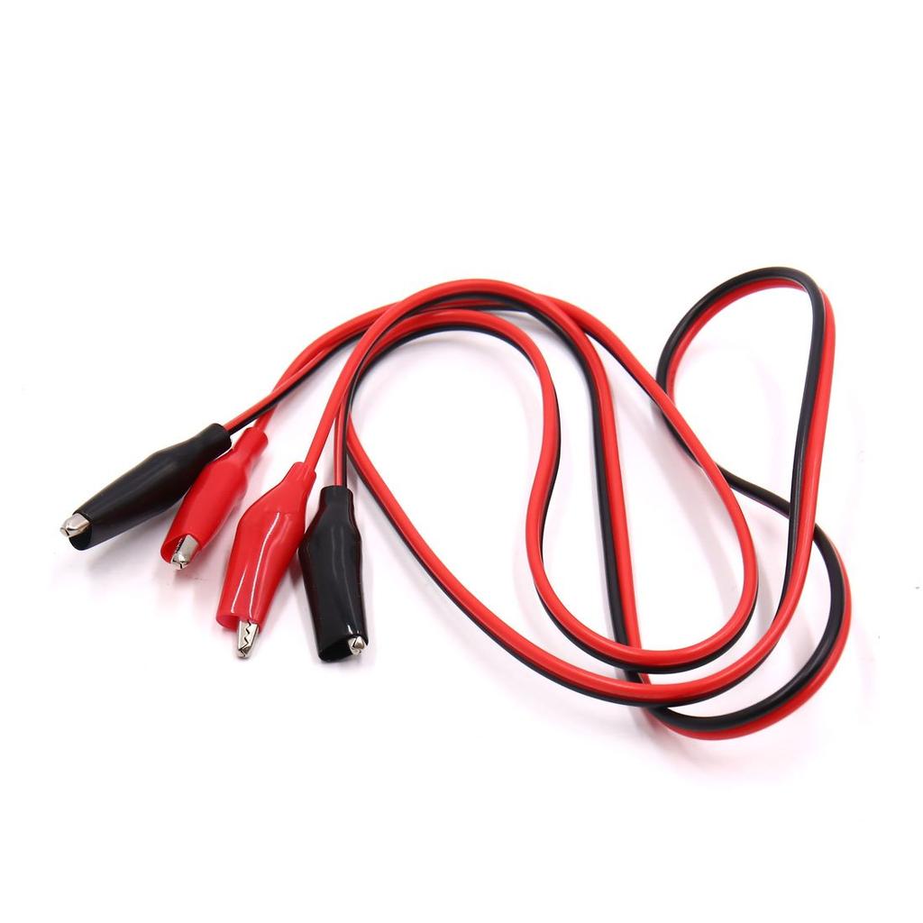 uxcell Alligator Clip Insulation Test Clip Wiring for Car Red Black