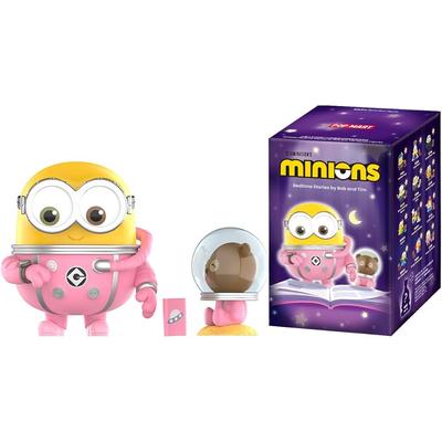 POP MART Minions Bedtime Stories Bob and Tim Figure PVC Blind Box Toy Original Character Collectible 1 Piece