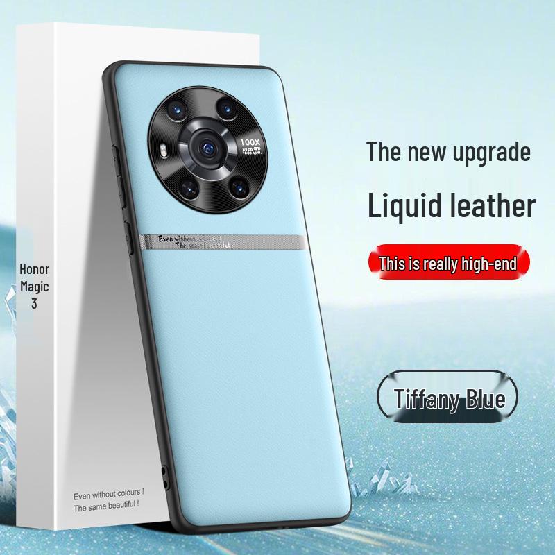 Liquid Leather Case for Honor Magic 3 - Anti-Fall, Anti-Fouling, Protective Cover