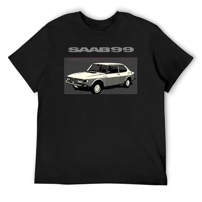 SAAB 99 T-Shirt Oversize T-shirts Man Custom T Shirt Cute Tops Anime Mens Clothes