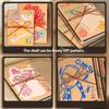 Memory Book For Wedding Anniversary Baby Travel Thick Page Stretchable Folding Hardcover Small Photo Album DIY Scrapbook