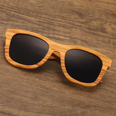Retro Square Wooden Sunglasses Fashion Women Men Luxury Brand Sun Glasses Vintage Outdoor Shade Driving Man Lady Glasses Uv400