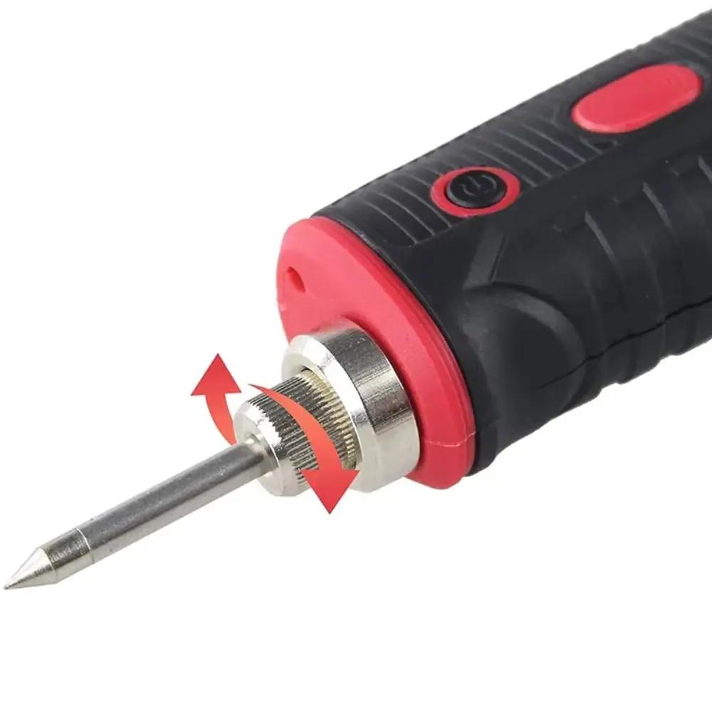 Portable E10 Interface USB Soldering Iron Tip B C K Type 8W Welding Tips Power Tool Replacements Soldering Iron Head