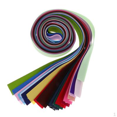 Lote 20 yardas CINTA LISA Grosgrain Scrapbook Lazo para el Pelo Manualidad DIY Color Mezclado