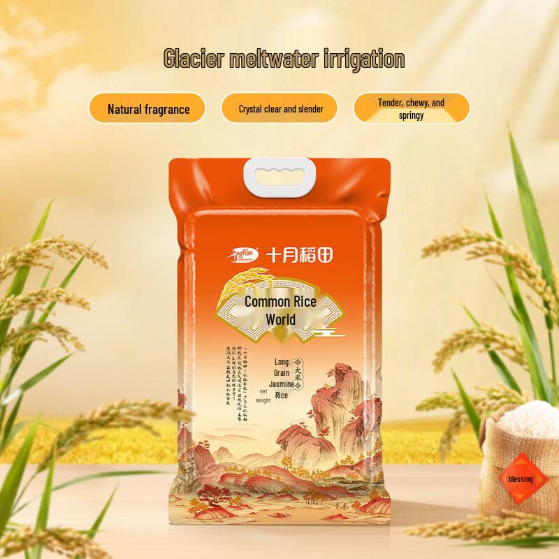 October Rice Paddy Milled Long Grain Fragrant Rice