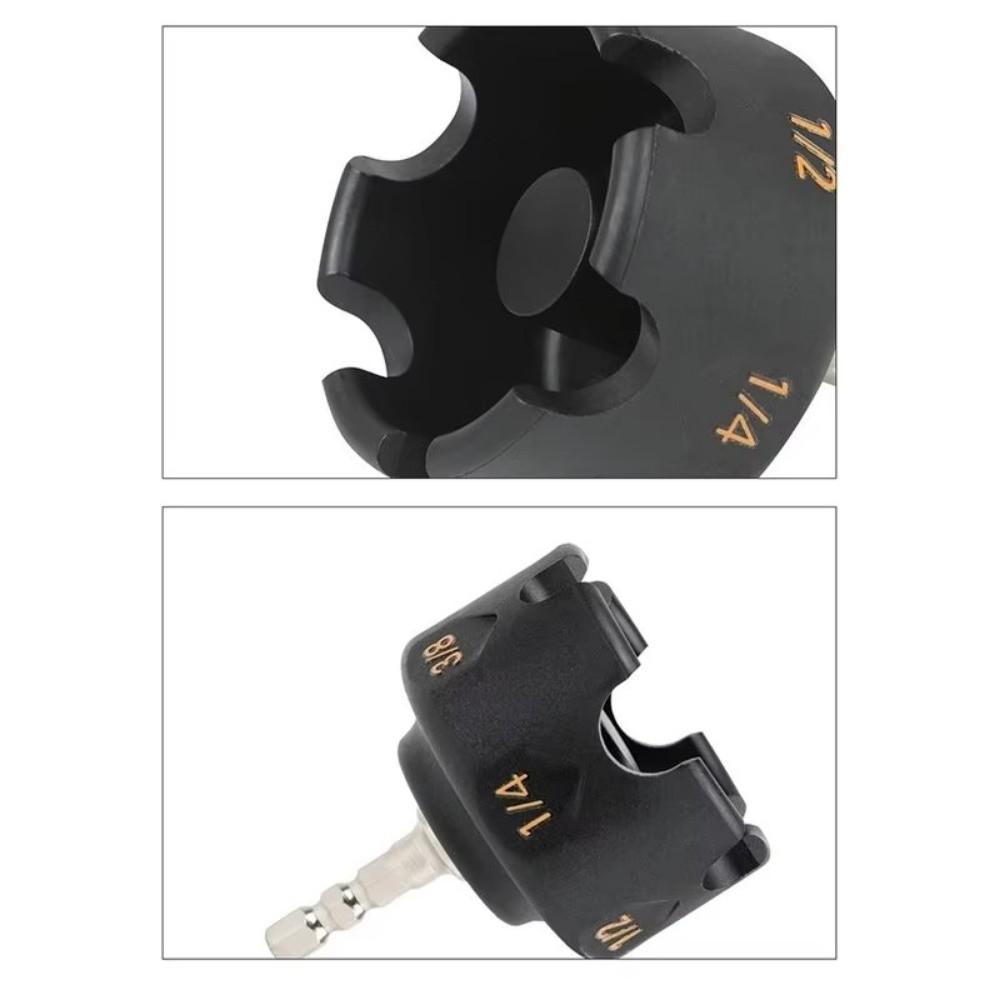3/8 1/4 1/2 Nut Drill Bit Socket High-Hardness Nut Remover Drill Attachment