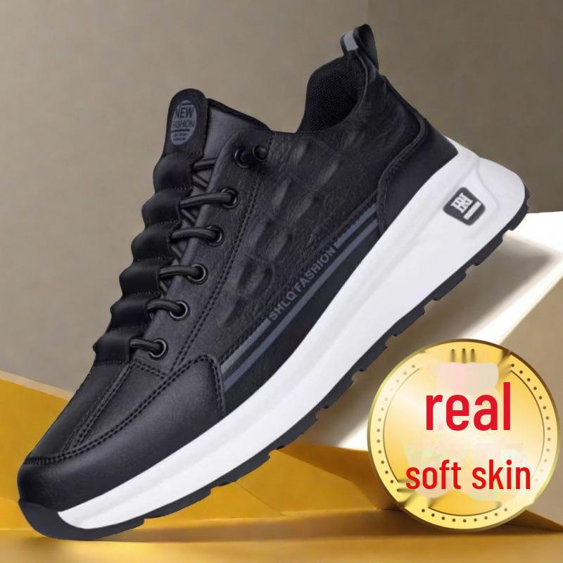 Trendy Men's Low-Top Running Shoes: 2024 Autumn/Winter Casual Sports Footwear