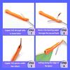 Copper Foil Hand Foiler DIY Crafts Projects Stained Glass Copper Foiling Tool Heavy Duty 7/32-Inch Handheld Manual Foil Crimper Application Tools