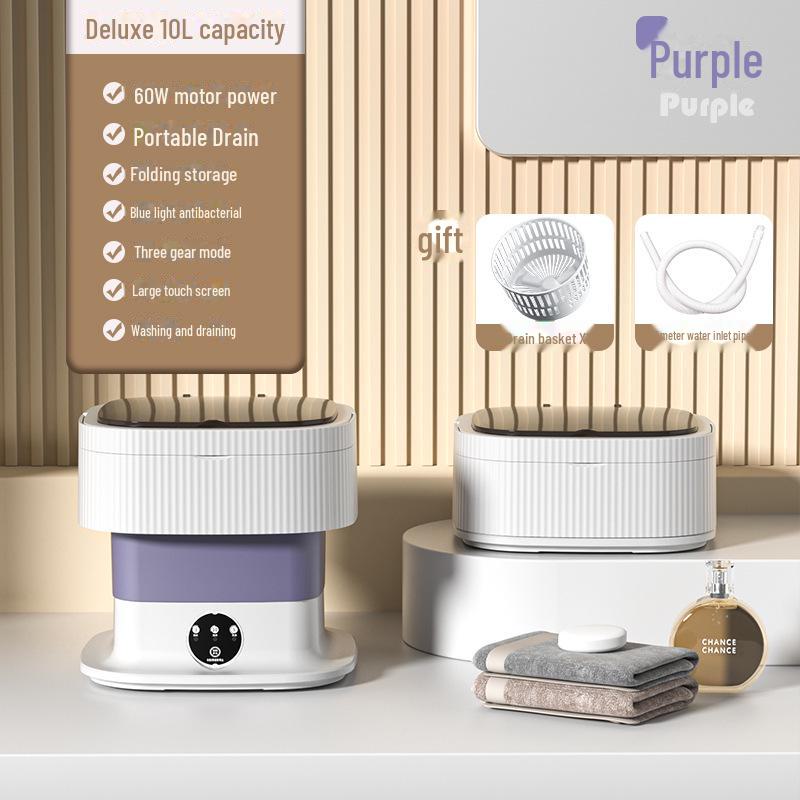 Portable Mini Washing Machine: Compact, Automatic Washer & Dryer for Dorms and Baby Clothes