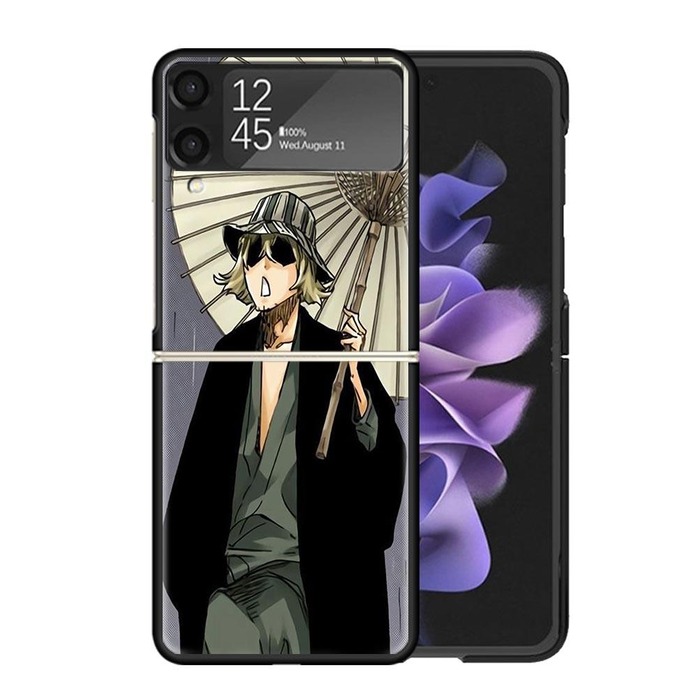 Bleach Kisuke Urahara Cases For Samsung Galaxy Z Flip 4 5 6 7 3 Z Flip7 Flip6 Flip4 Flip5 Flip3 5G Hard Shockproof Fundas Cover