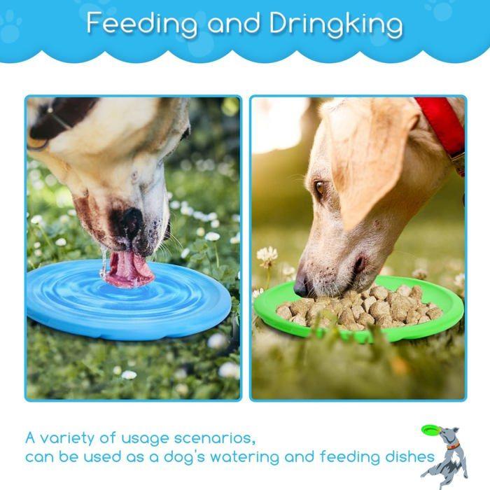 Frisbee - Nobleza - 20 Cm - Caoutchouc Naturel - Jouet Interactif - Pour Chiens Moyens Et Grands