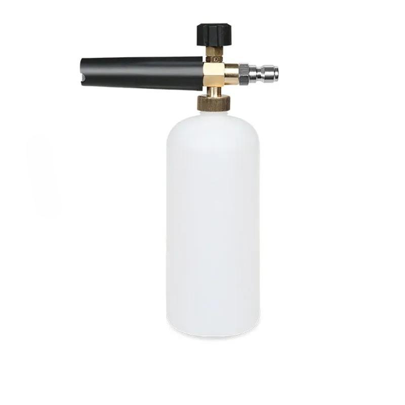 1pc Foam Cannon, Heavy-duty Vehicle Foam Shock Wave Wide-neck Adjustable Snow Foam Gun And Thick Foam, With 1/4 Inch Quick Conne