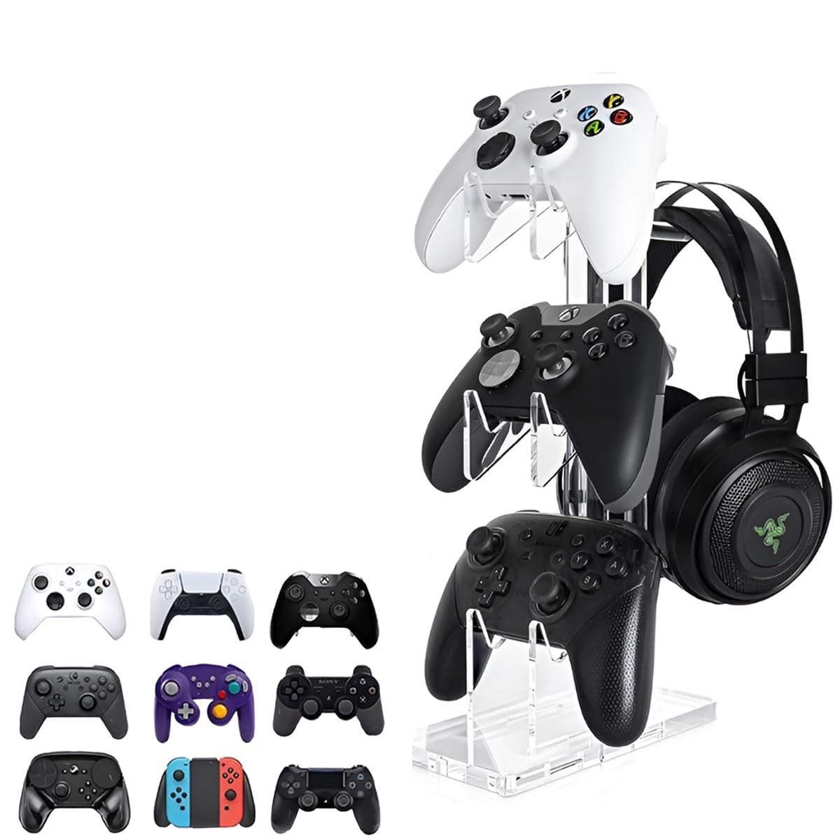 

Controller Gamepad 3 Controller Storage 3 Storage Switch [WNJAPAN] Stand, Stand, Tier, Storage, Rack, Gaming, Layers, Stand, Xbox, PS4, Compatible,
