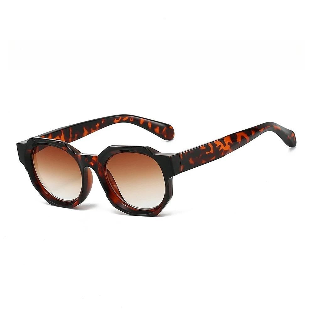 

New Tea-Leaf Pattern Sun Presbyopia Glasses Unisex Fashionable Polygonal Sunglasses High-Definition Comfort Reading Eyewear 0