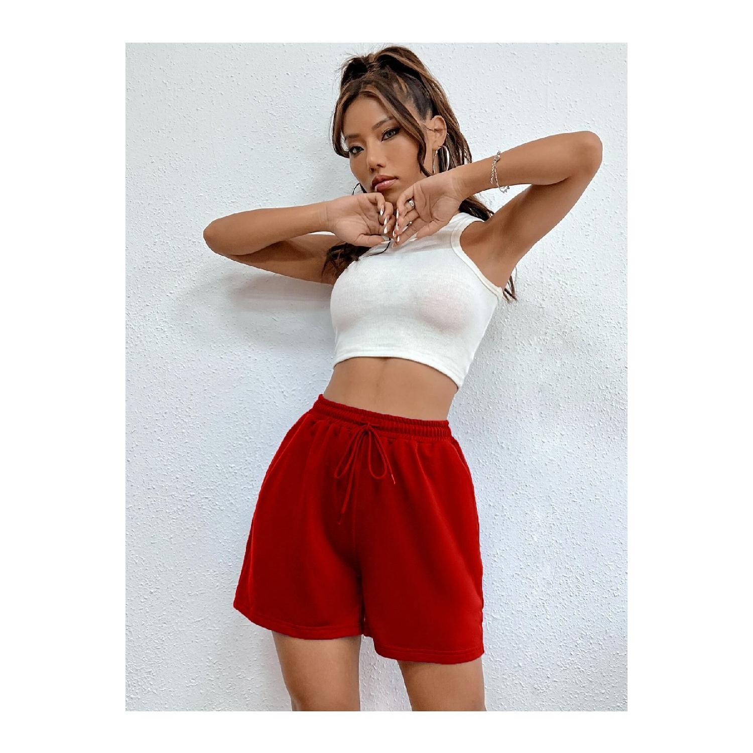 

Жіночі короткі шорти S червоний