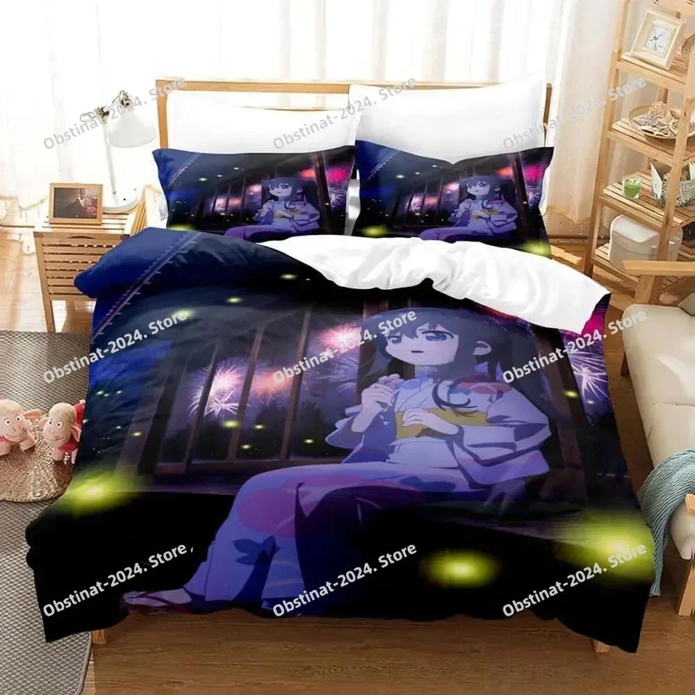 Anime Wataten! An Angel Flew Down to Me Bedding Set Printed With Pillowcase Bed Duvet Cover Single Double Queen Super King Size