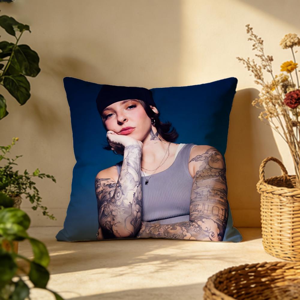 Fashion Yyoung Mikoed Cushion Cover Versatile DoubleSided Pillow Case Fit for Sofa Bed Car Daily Decor