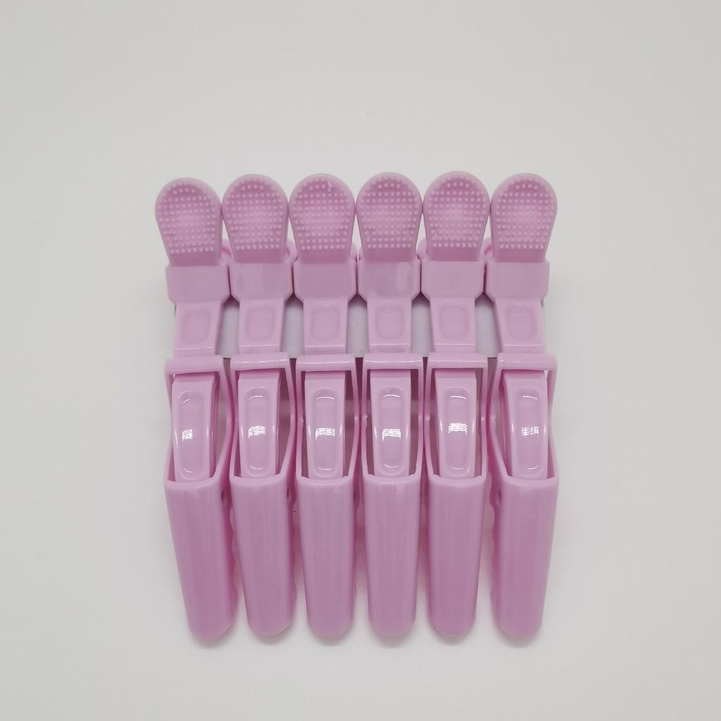 6pcs/set Women Color Hairdressing Clips Variety Styles Alligator Hair Grip Salon Clamp for Salon Styling Hair Accessories