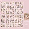 20 Sheets PET Die Cut Stickers Book Girl's Flower Decorative Handmade Scrapbooking Material Diary Album Craft Supplies