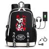 Zaino Tematico Anime Helluva Boss per Ragazzi Studenti Grande Capacità Borsa da Scuola da Viaggio Unisex Tessuto Oxford