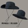 Western cowboy climbing hat bucket hat climbing desert sun protection hat women's outdoor hiking sun men's sunshade big brim