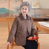 Cotton-Padded Jacket for Older Women: Lightweight Spring/Autumn Wear for Grandmas, Suitable for Women In Their 60s and 70s