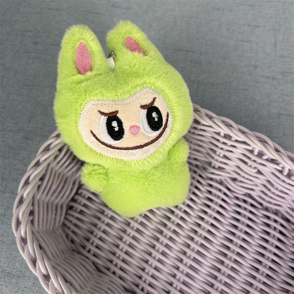 Lalka Labubu Koralikowy Łańcuszek Wisiorek Akcesoria do Torby Wisiorek na Klucze Lalka Labubu Ozdoba z Tkaniny Lalka