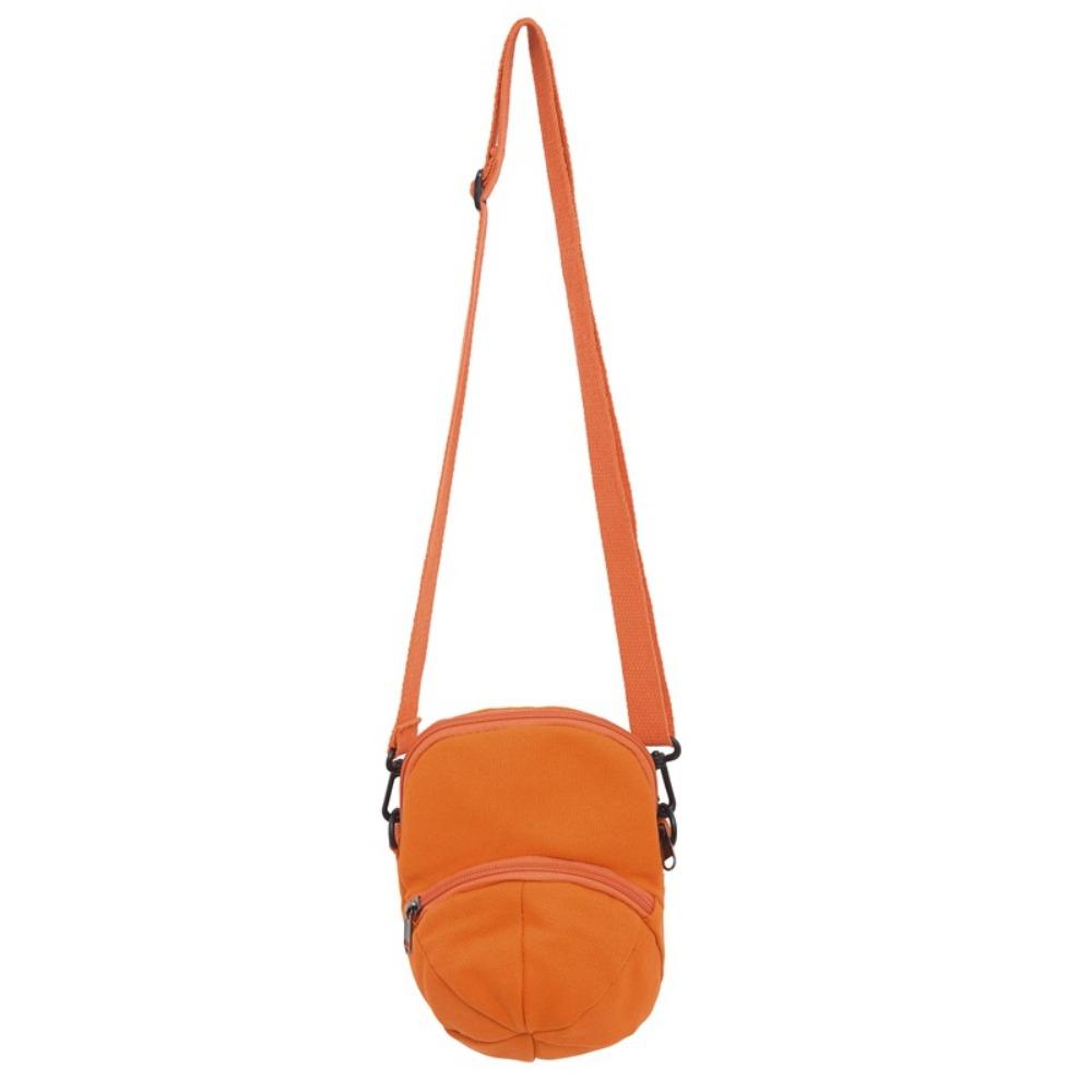 

Fitness Hat shape Crossbody Bag Canvas Couples Handbag Trendy Single Shoulder Bag Boys помаранчевий