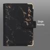 6-Hole A6 PU Leather Marble Diary & Finance Binder Book
