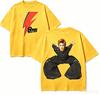 David Bowie Maglietta Regalo per Fan Unisex Unisex Harajuku Oversize Unisex Manica Corta Streetwear Alta Qualità Comoda Classica