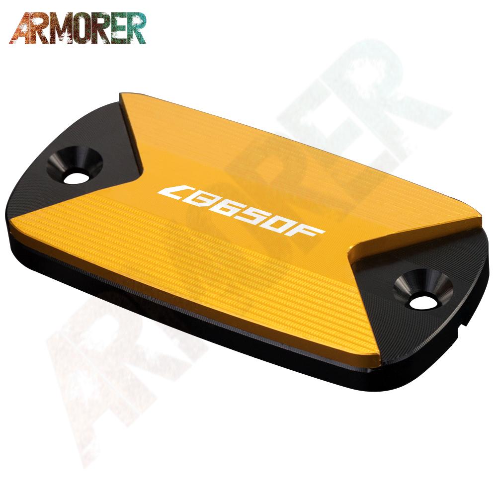Motorcycle Aluminum CNC Aluminum Front Brake Fluid Tank Cap Fluid Reservoir Cover For HONDA CB650F CB 650F CB650 F 2016