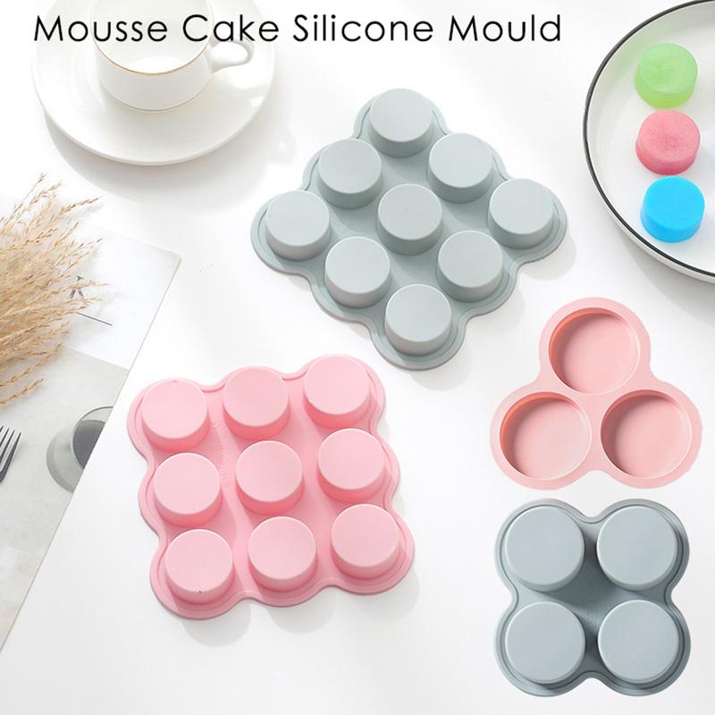 Simple Round Soap Mold Cylindrical Handmade Soap Silicone Molds DIY Cake Mold Simple Round Soap Mold Cylindrical Handmade Soap Silicone Molds DIY Cake Mold