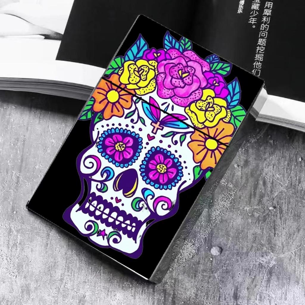 Scary Style For 8mm Plastic Cigarette Box 20Pcs Big capacity Ghost Skull Cigarette case Halloween Decoration Smoking Tools