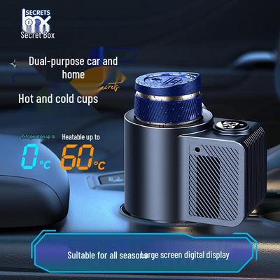 Suport inteligent pentru pahar auto cu utilizare dublă 12V: Răcire și Încălzire Rapidă pentru Casă și Mașină
