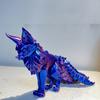 Nine-Tailed 3D Printed Model Simulation Multi-Jointed Animal Figurine Toy Ornament Movable Printed 3D Toy Kids Toy